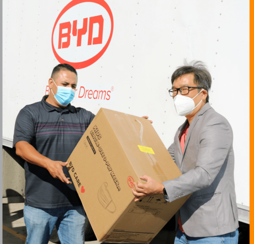 100,000 MASK DONATION TO LAUSD